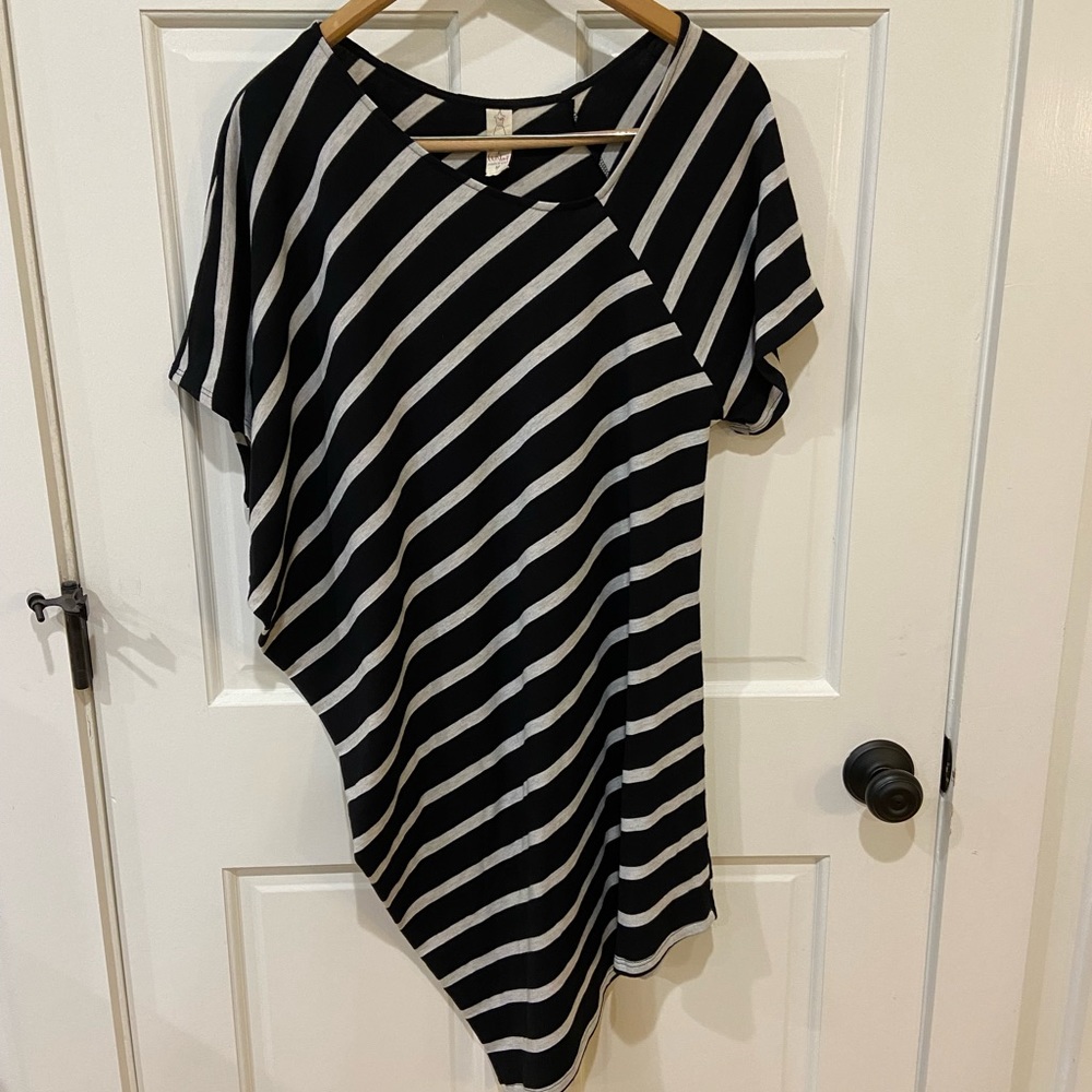 Chalet Striped T- Shirt Dress